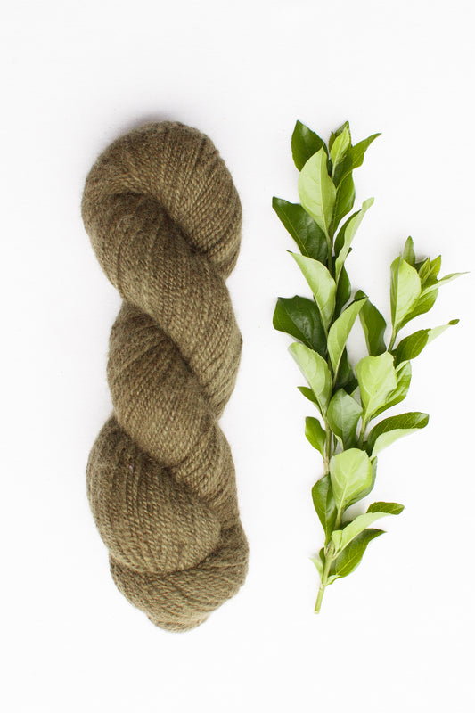 Organic Angora and Merino Blend, Rich Cosmos