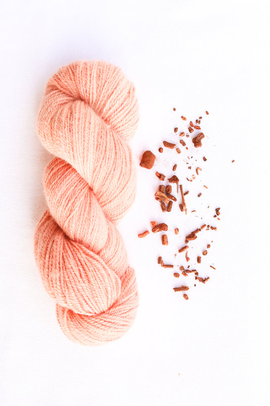Organic Angora and Merino Blend, Madder Root