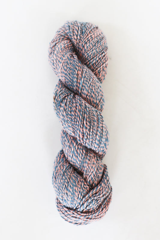 Ethiopian Handspun Cotton Yarn, Indigo + Madder Root Marled