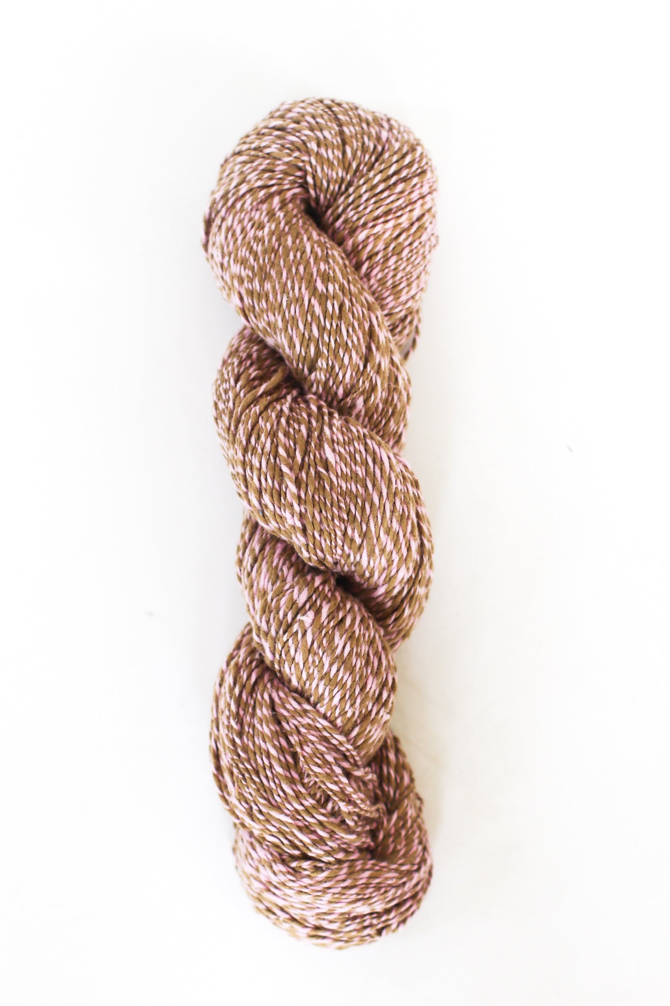 Ethiopian Handspun Cotton Yarn, Cochineal + Rich Onionskin Marled