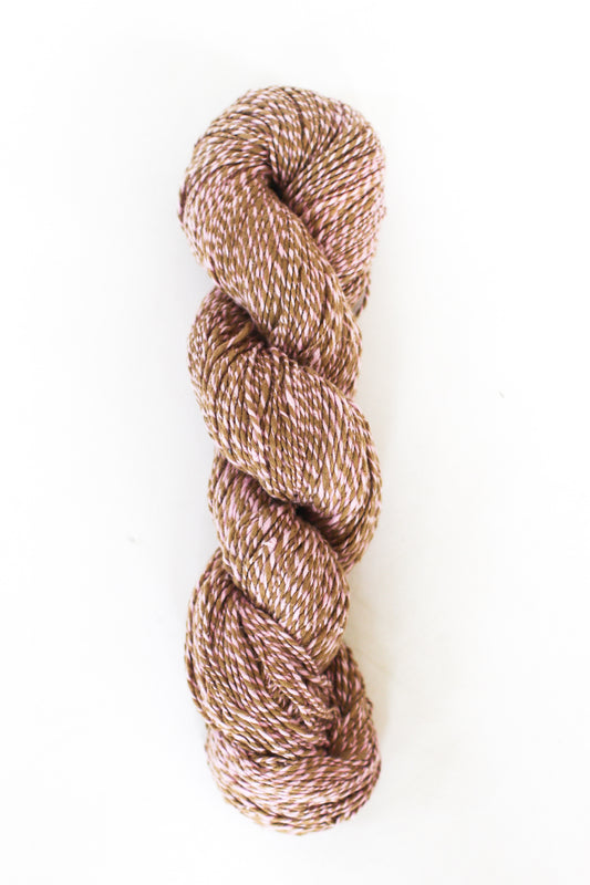Ethiopian Handspun Cotton Yarn, Cochineal + Rich Onionskin Marled