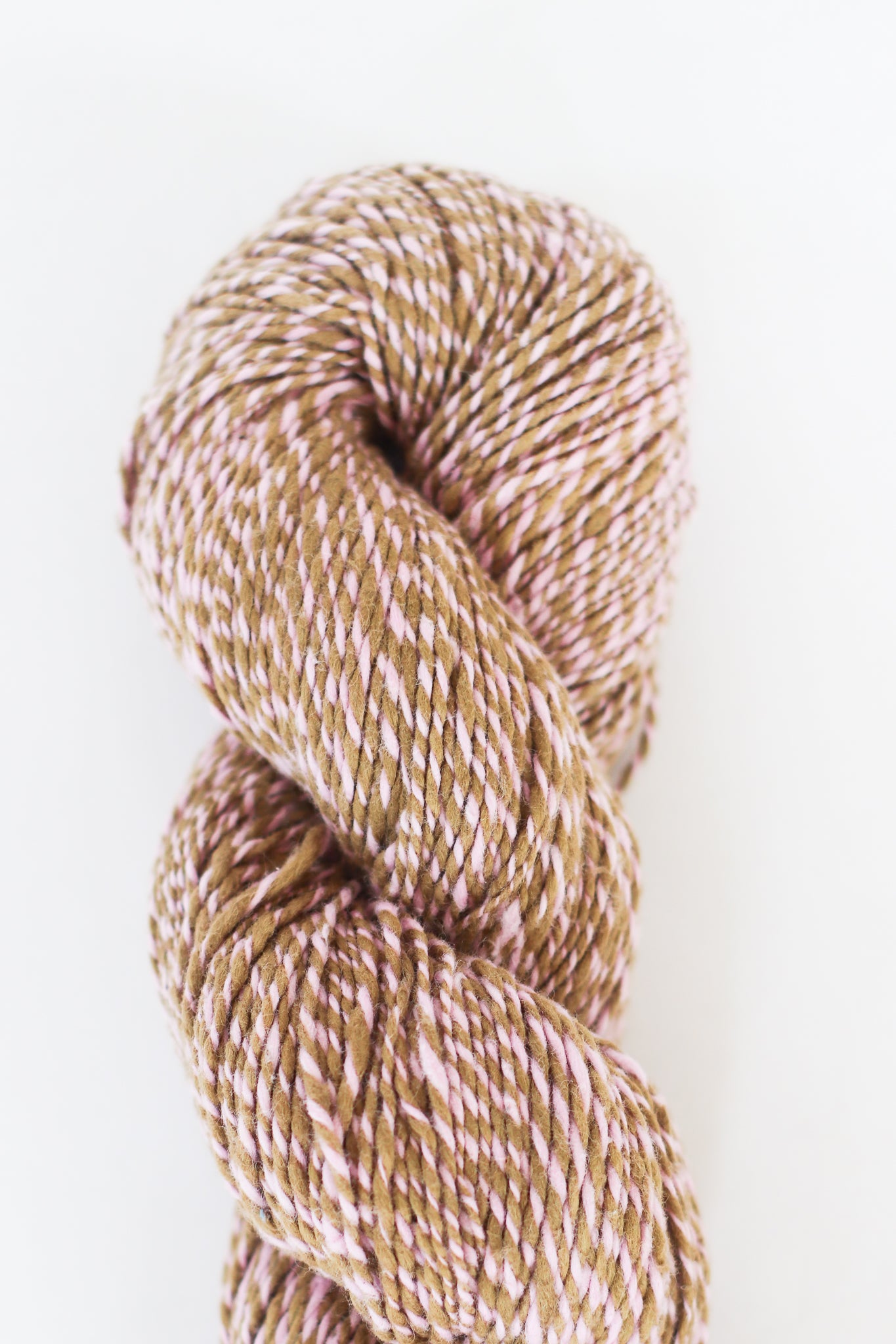 Ethiopian Handspun Cotton Yarn, Cochineal + Rich Onionskin Marled