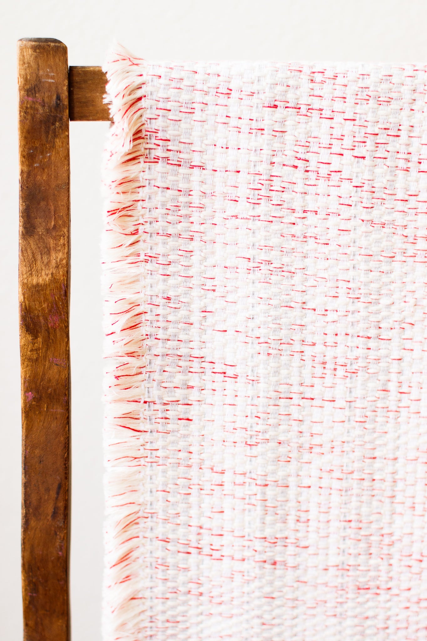 Handwoven Egyptian Cotton Tea Towel, Paperwhite