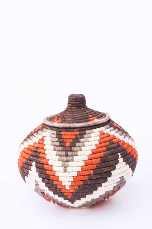 Kivu Lidded Basket