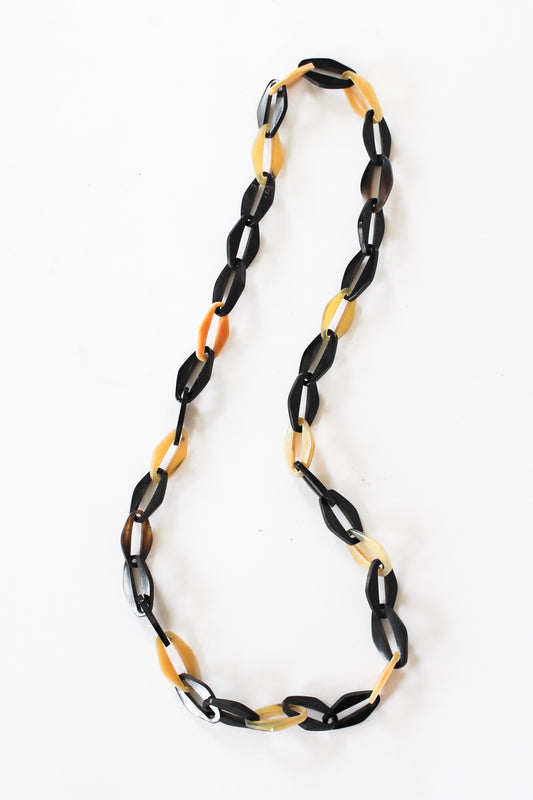 Horn Chain Necklace, Diamond