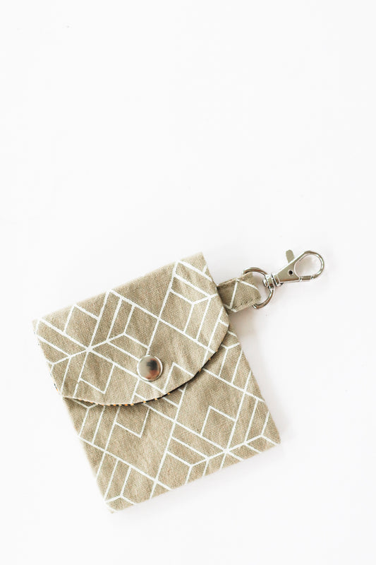 Canvas ID Pouch, Sand