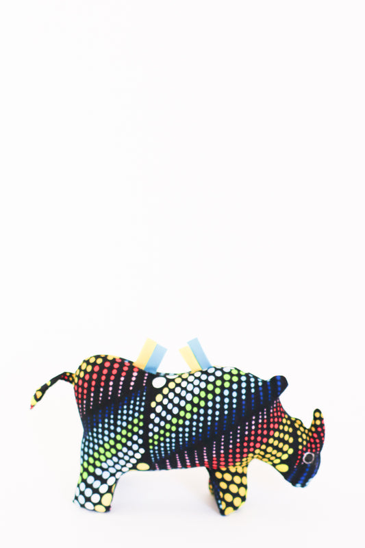 Plush Kitenge Rhino, Skittles