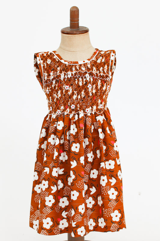 Hand-Smocked Dress, Dogwood