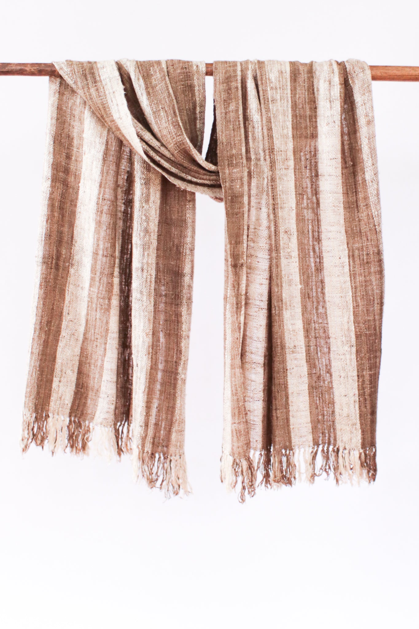 Wild Silk Scarf Natural + Sun Bleached, Large