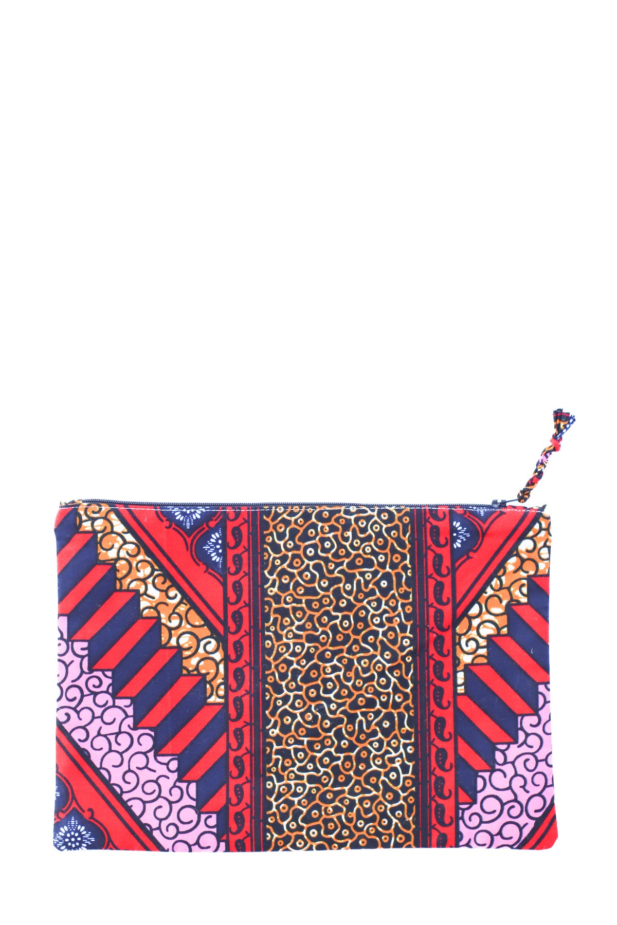 Embroidered Flamingo Pouch, Majestic