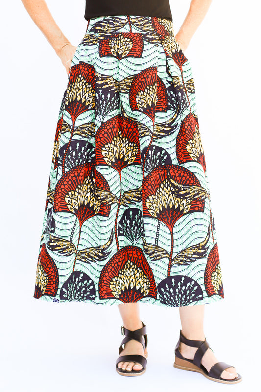 Mupenzi Skirt, Fan Flower