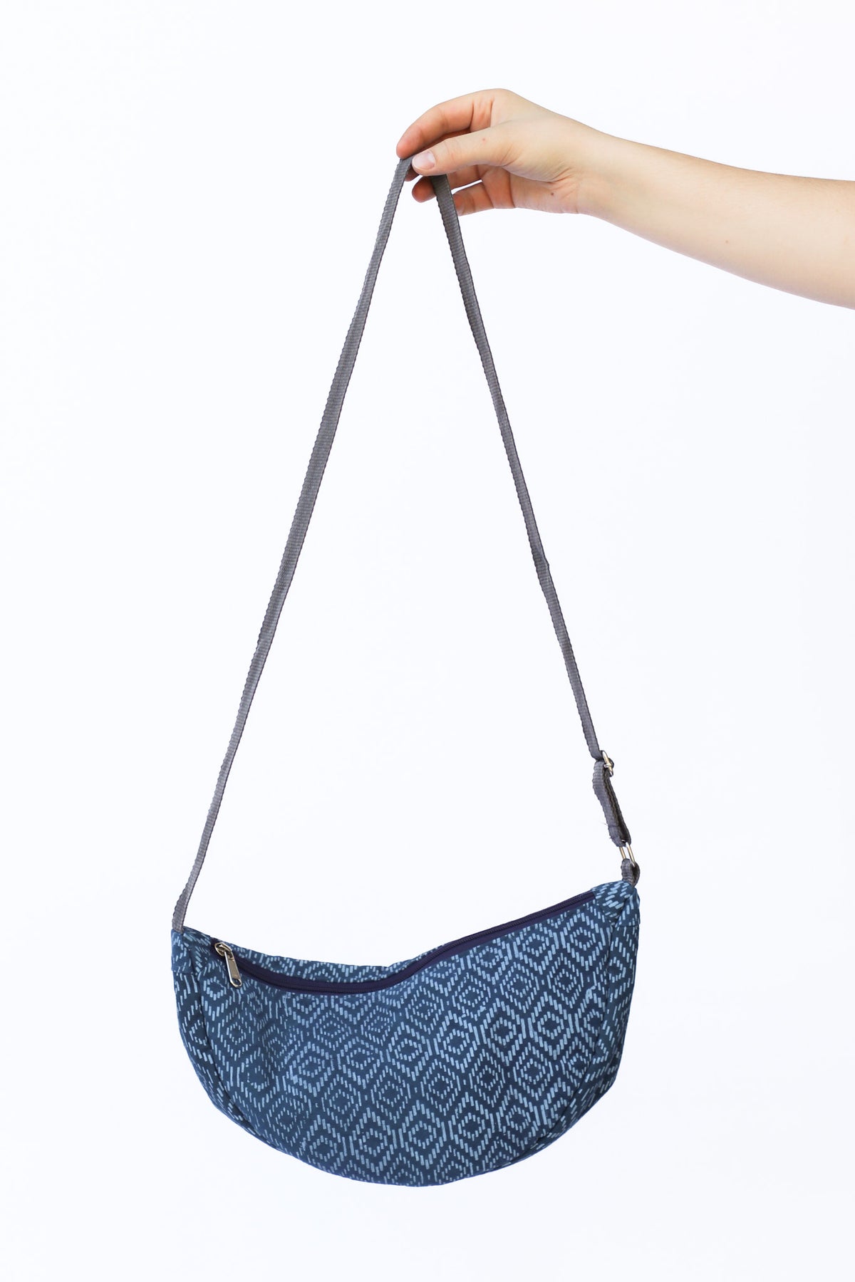 Crescent Shoulder Bag, Topaz Diamonds