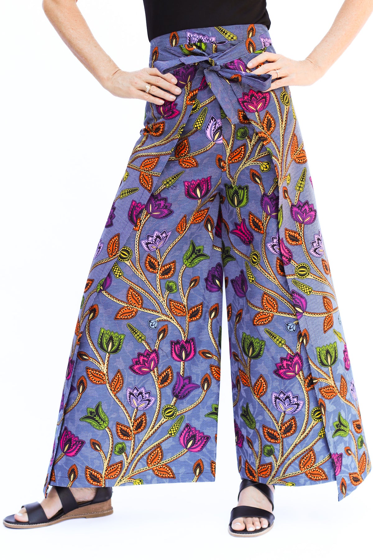 Mupenzi Wrap Pant, Blooming Vine
