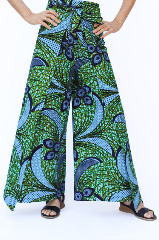 Mupenzi Wrap Pant, Peacock
