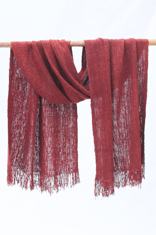 Wild Silk Scarf, Nato Bark