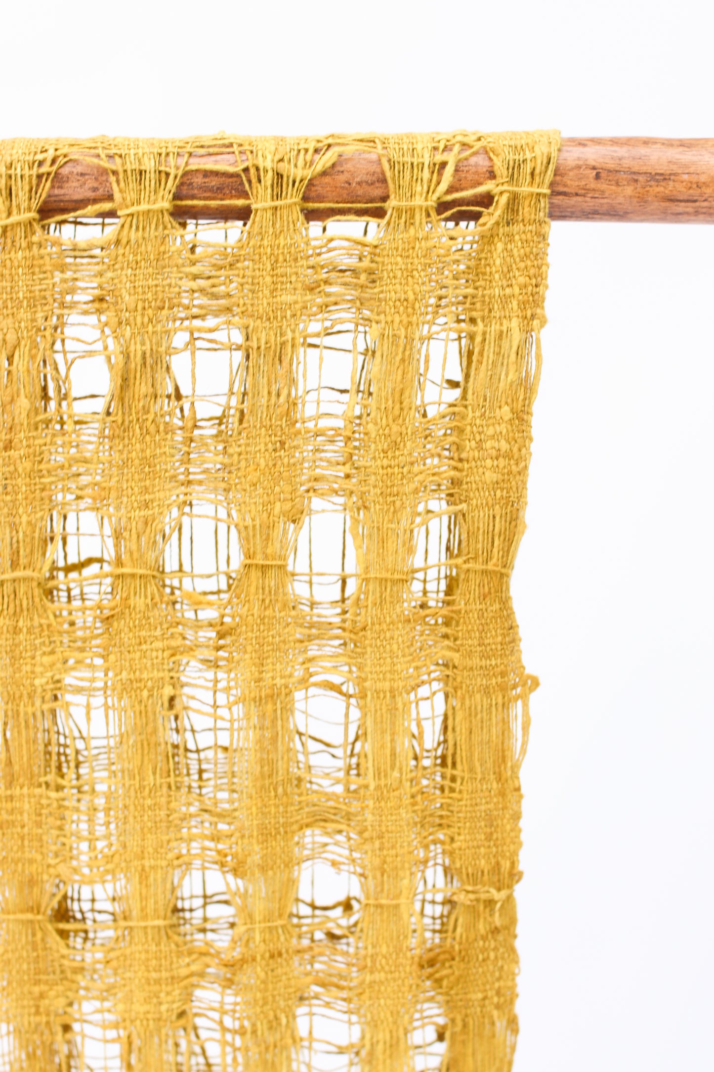 Wild Silk Chunky Open-Weave Scarf, Passion Fruit