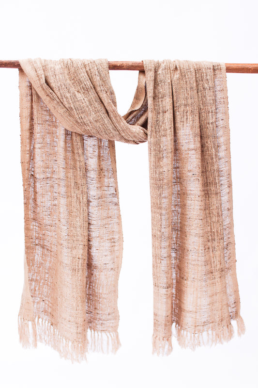 Wild Silk Scarf, Natural + Sun Bleached