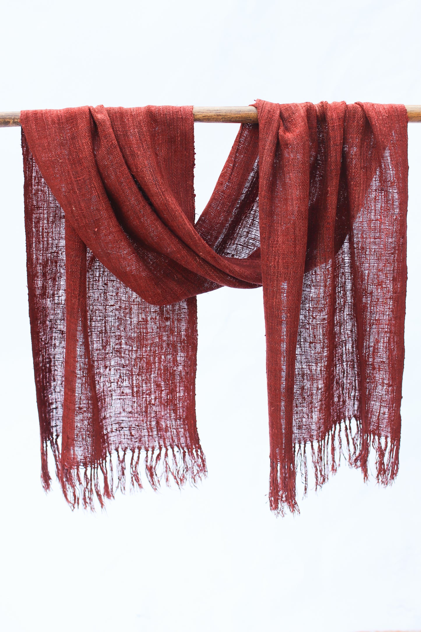 Wild Silk Scarf, Nato Bark Medium