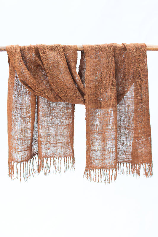 Wild Silk Scarf, Mushroom