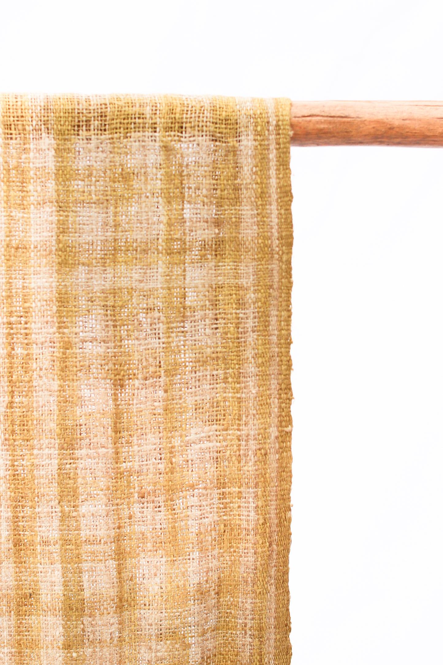 Wild Silk Scarf, Natural + Passion Fruit Plaid