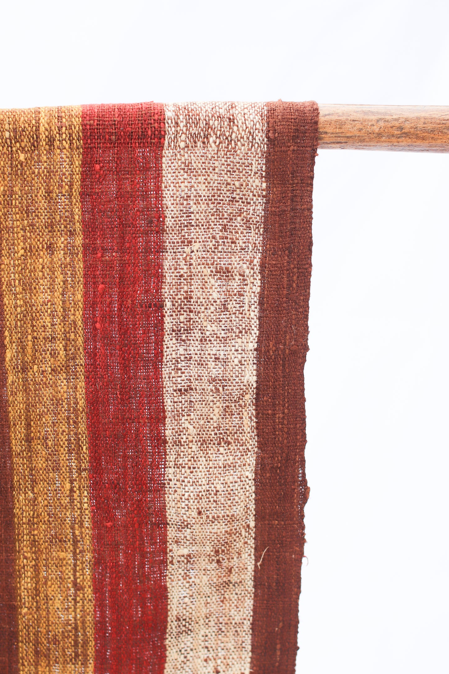 Wild Silk Scarf, Turmeric + Nato Bark + Passion Fruit + Sun Bleached + Mushroom