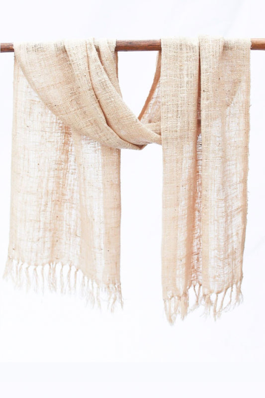 Wild Silk Scarf Natural Sun Bleached