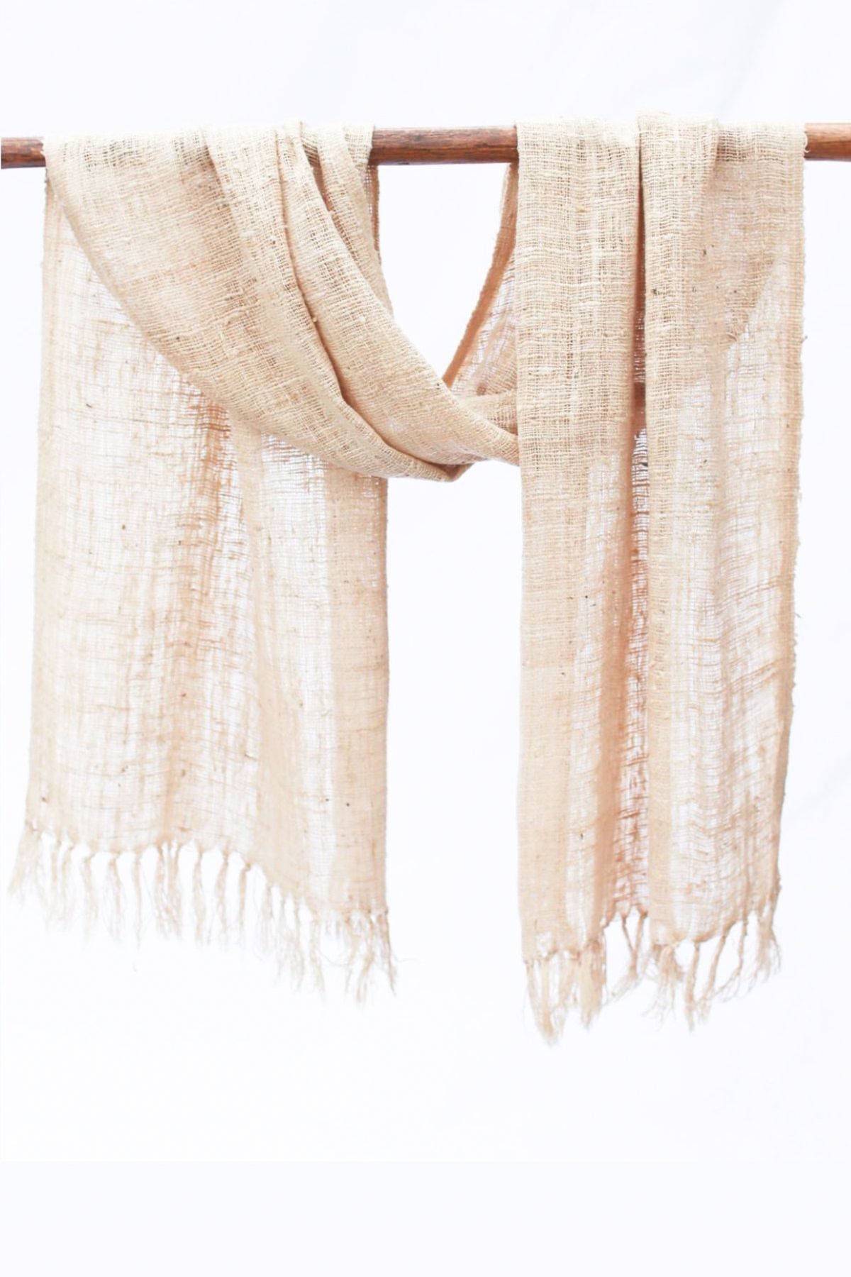 Wild Silk Scarf Natural Sun Bleached, Small