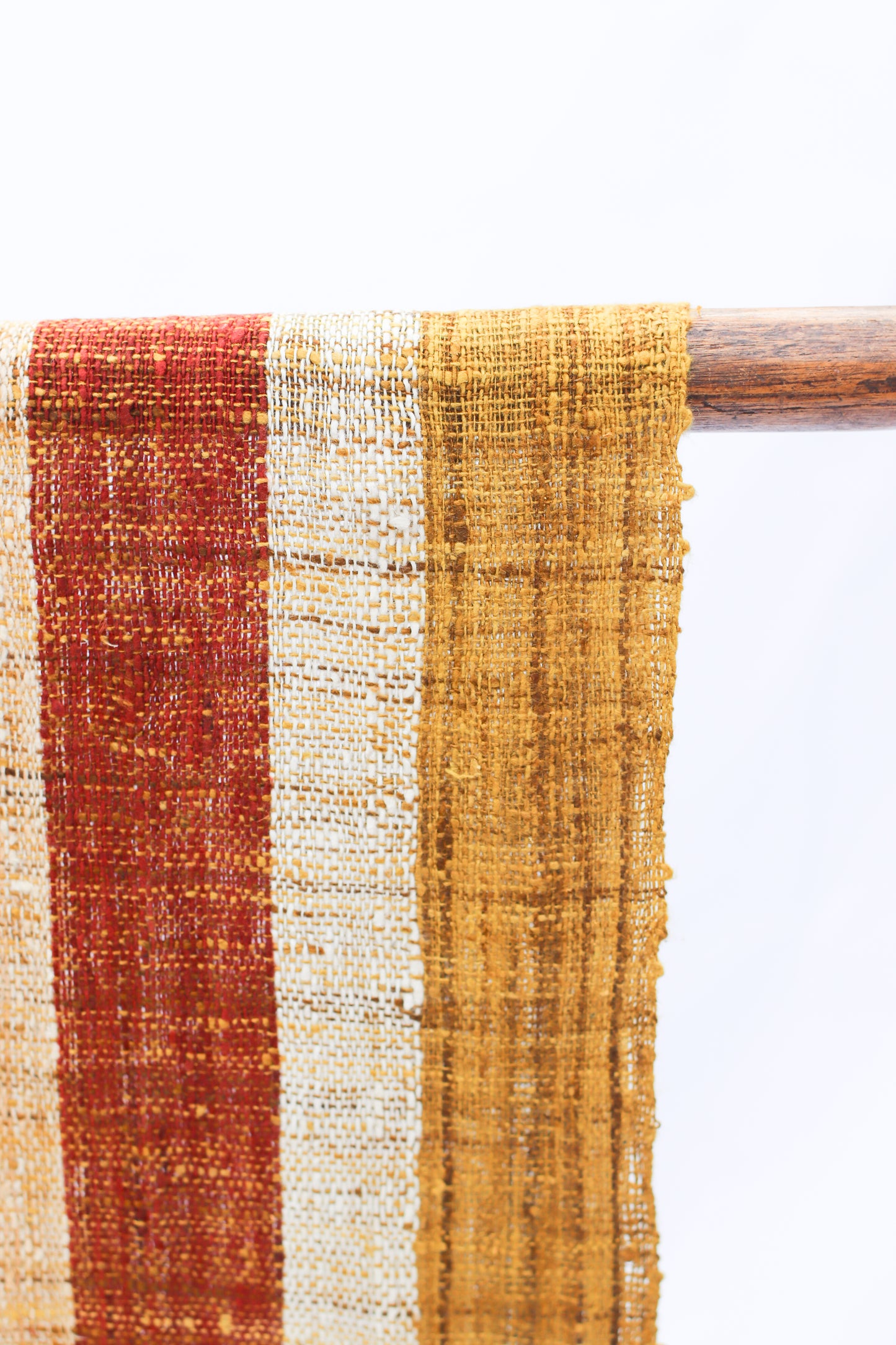 Wild Silk Scarf, Passion Fruit + Sun Bleached + Nato Bark Stripe