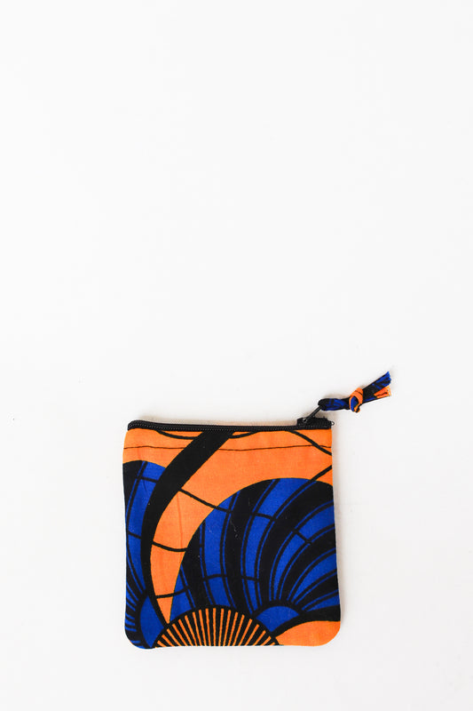 Kitenge Coin Pouch, Pinwheel