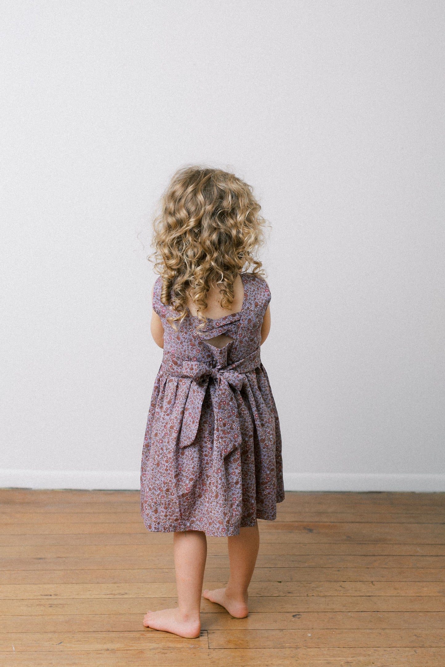 Hand-Smocked Dress Floral, Potpourri Paisley