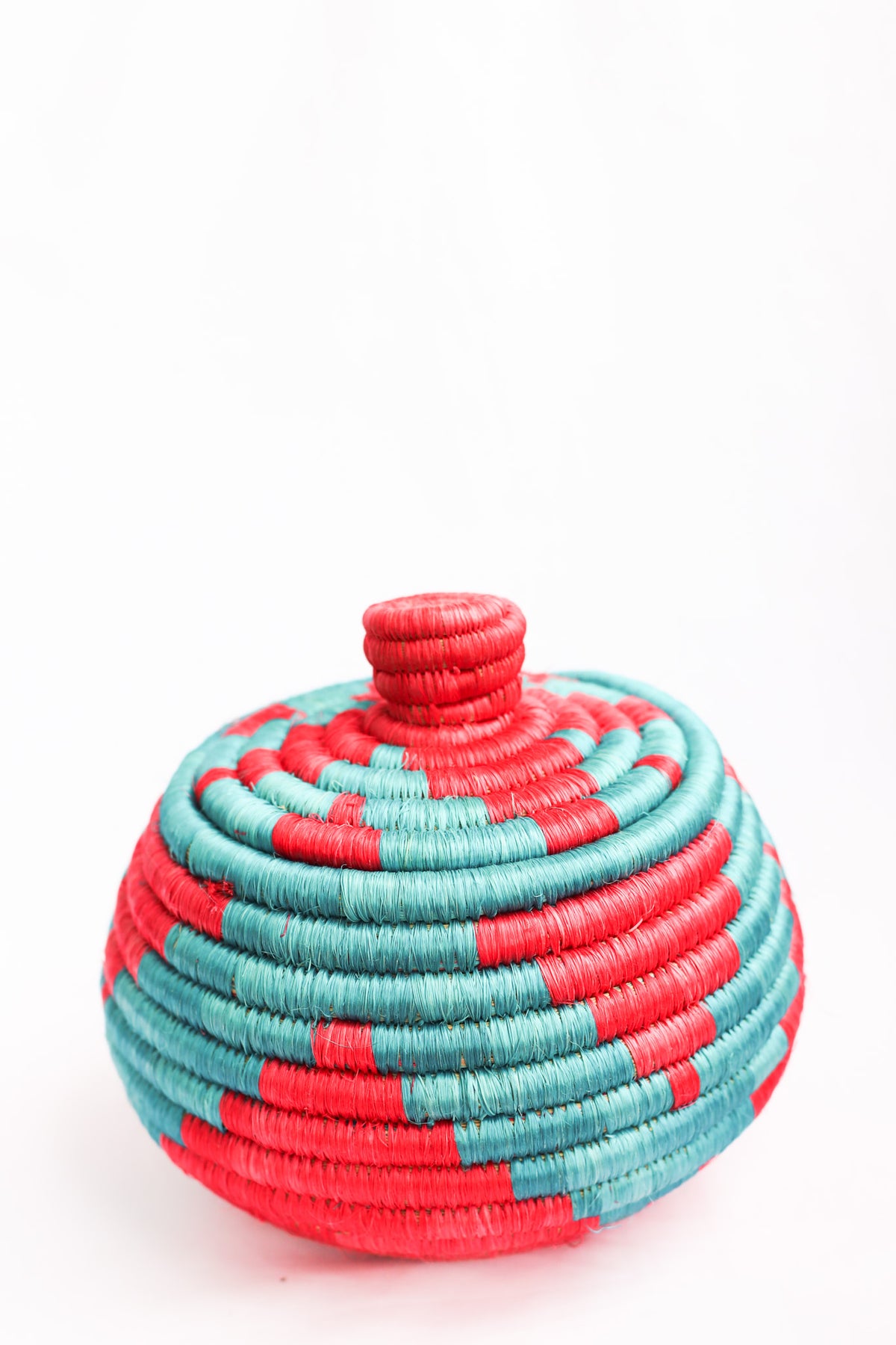 Lidded Basket, Tropics