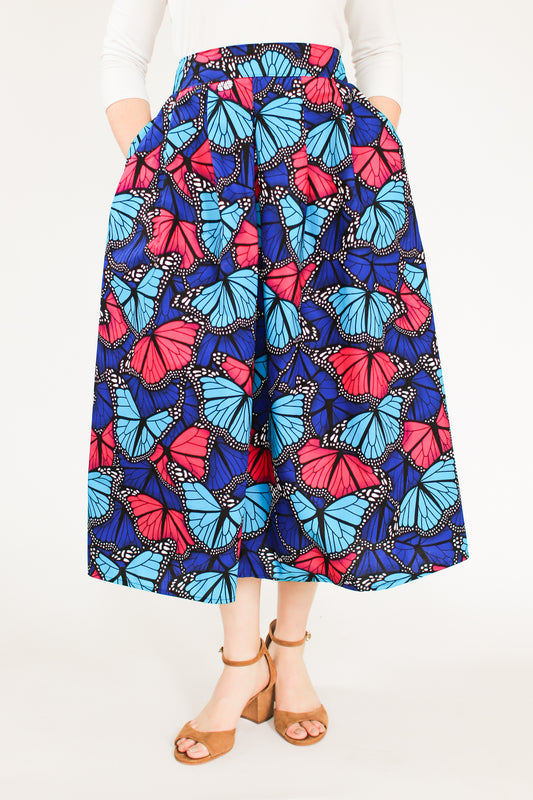 Mapenzi Skirt, Butterflies
