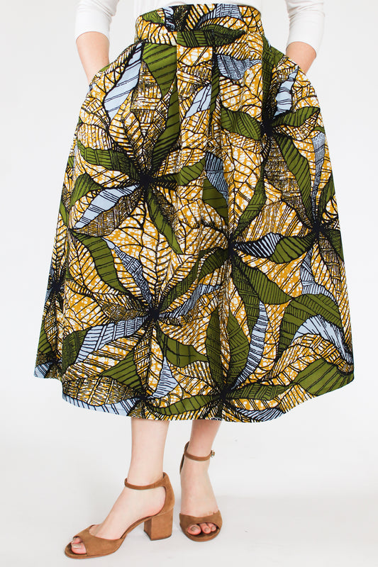 Mapenzi Skirt, Lillies