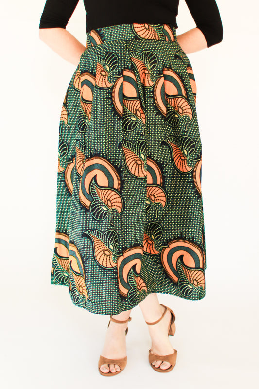Mapenzi Skirt, Persimmon