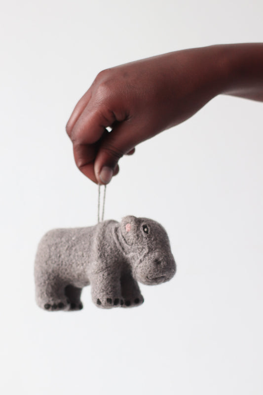 Hope Hippo Ornament