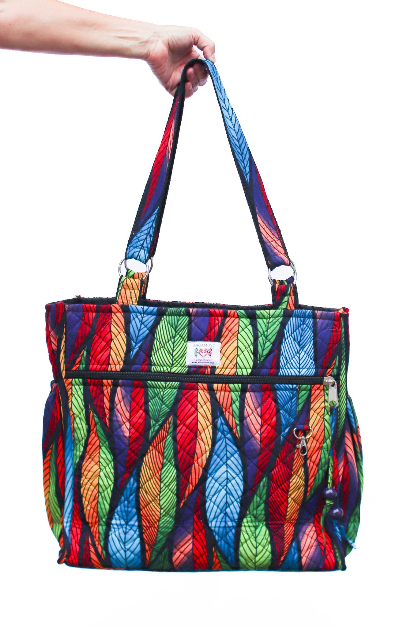Wax Print Tote, Vibrant