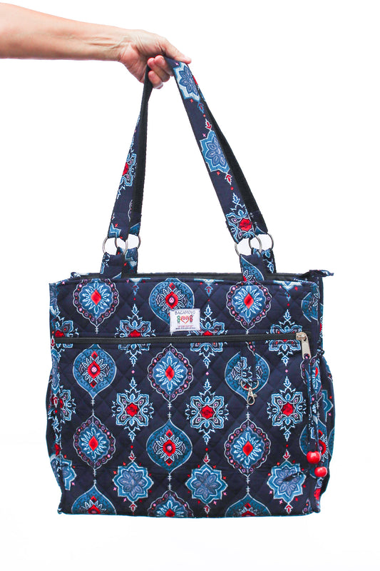 Wax Print Tote, Celebration
