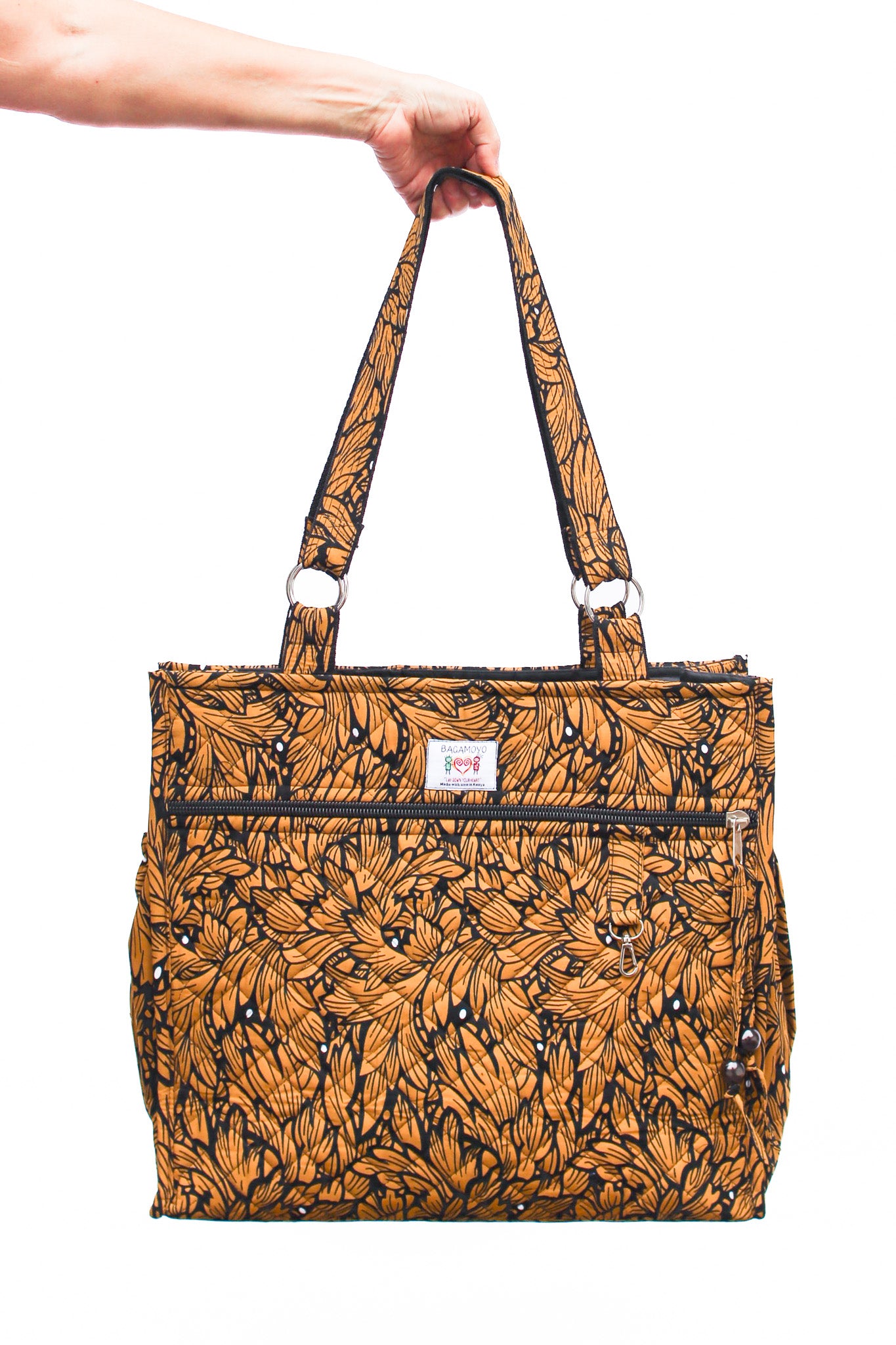 Wax Print Tote, Harvest