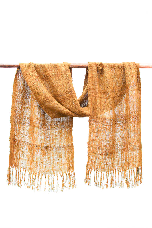 Wild Silk Scarf, Passion Fruit Stripe