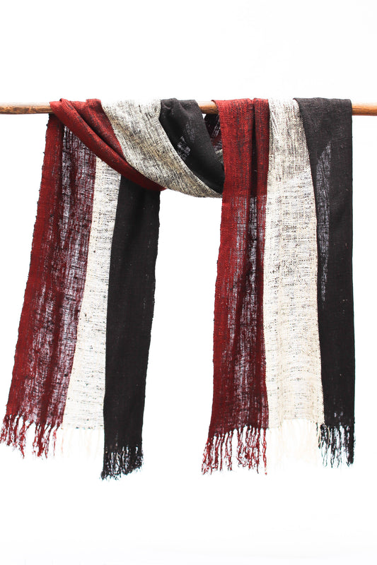 Wild Silk Scarf, Nato + Black Mud + Sun Bleached