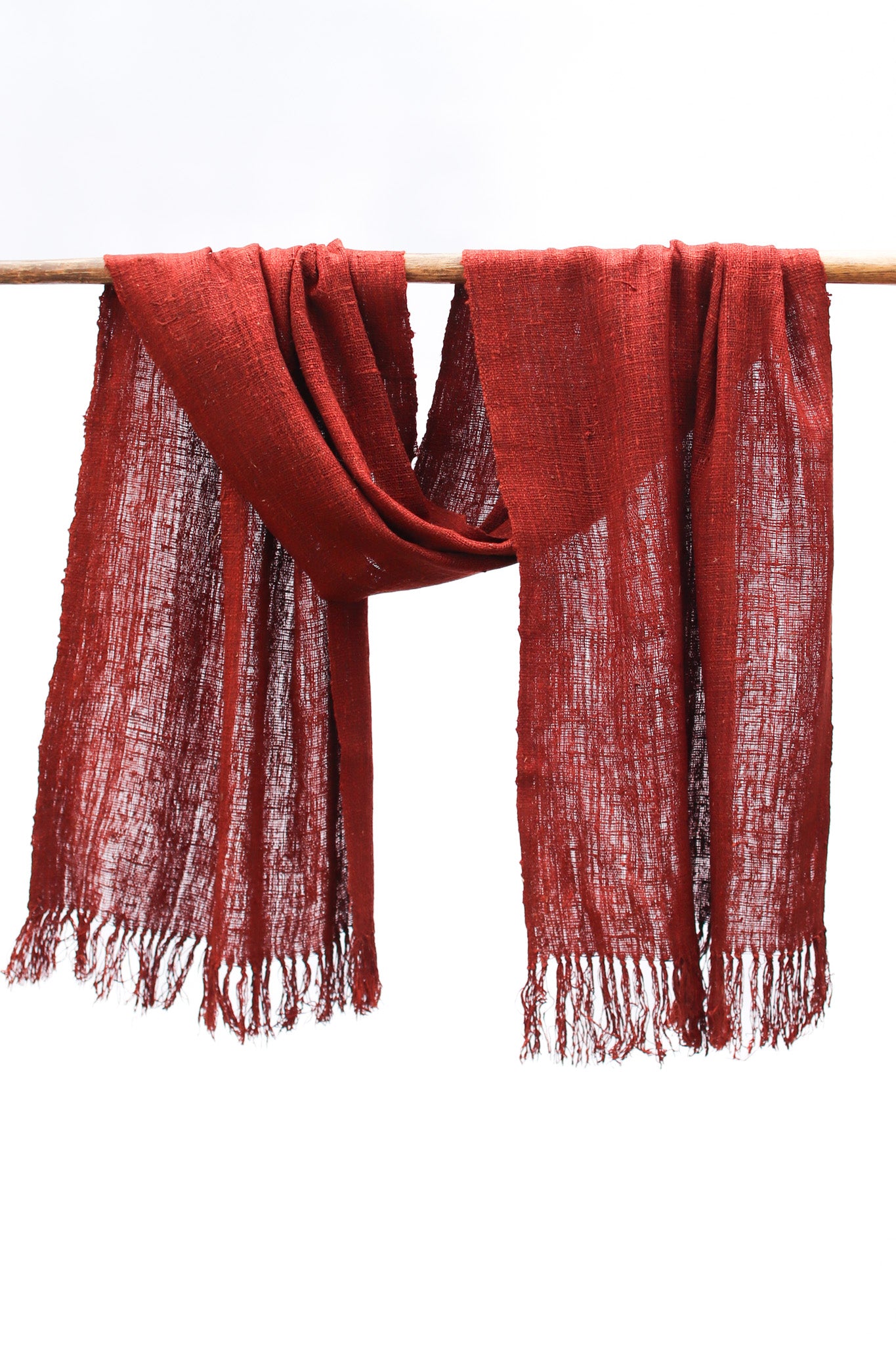 Wild Silk Scarf, Nato Bark
