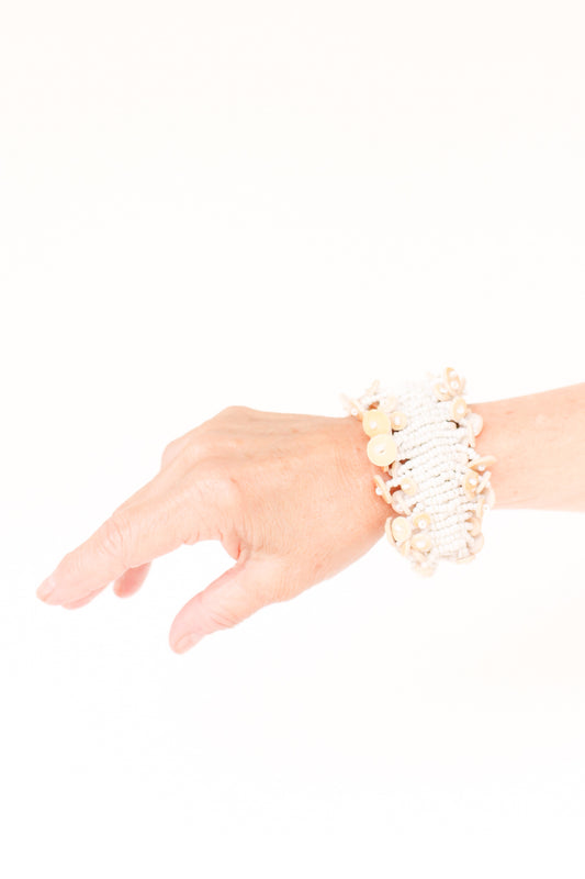 Ostrich Eggshell Skoonheid Bubble Bracelet, Honey