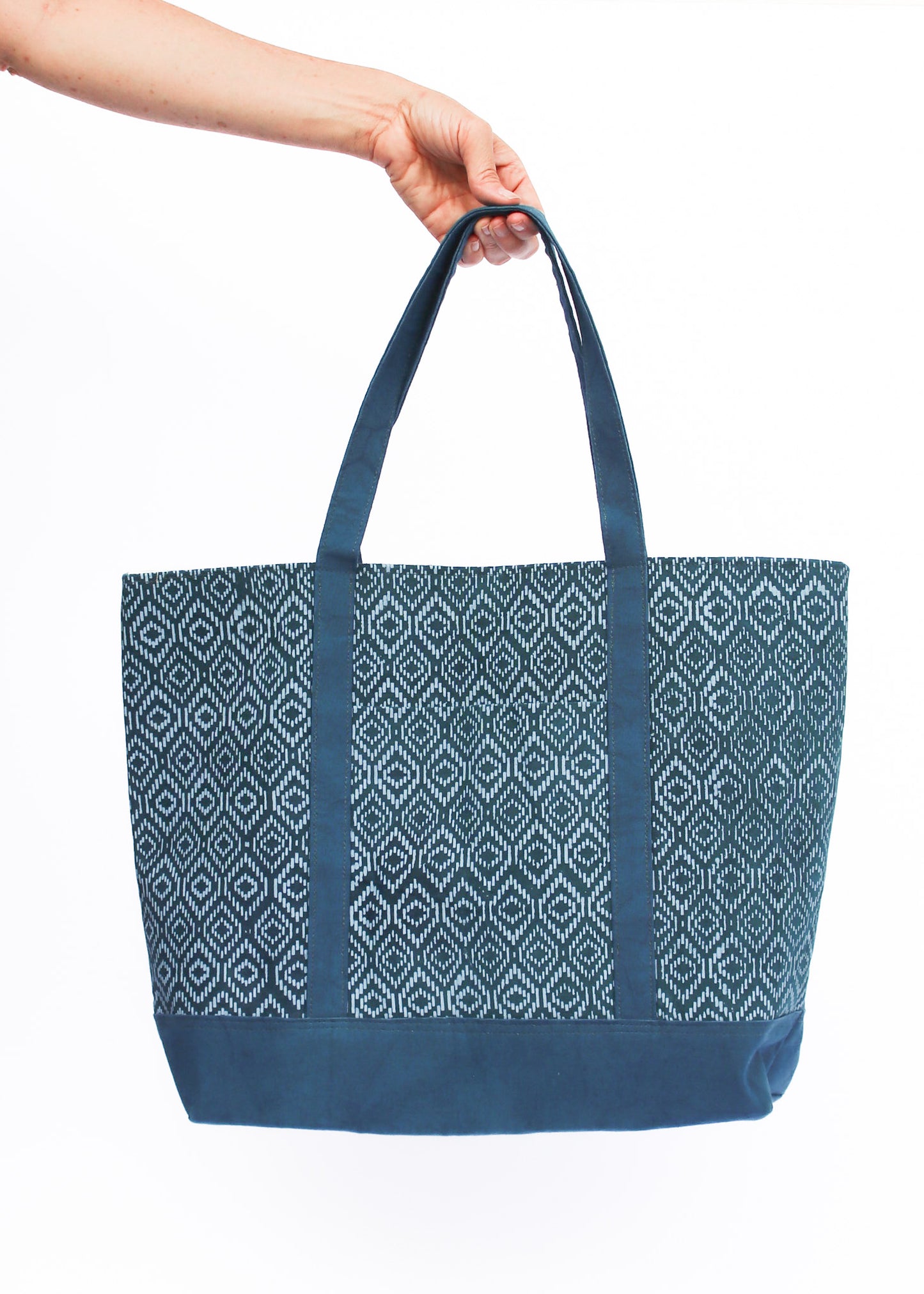 Canvas Day Tote, Topaz Diamonds