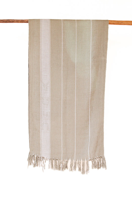 Madagascar handwoven cotton wrap mint