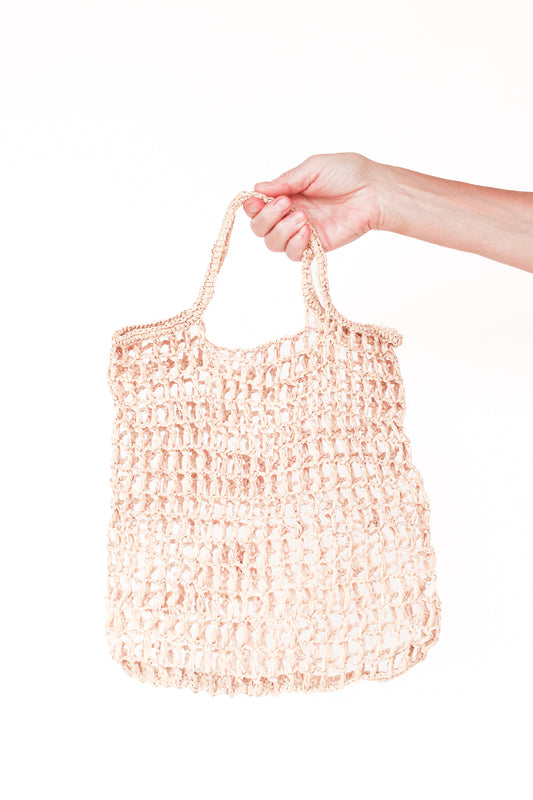 Raffia Market Bag, Small