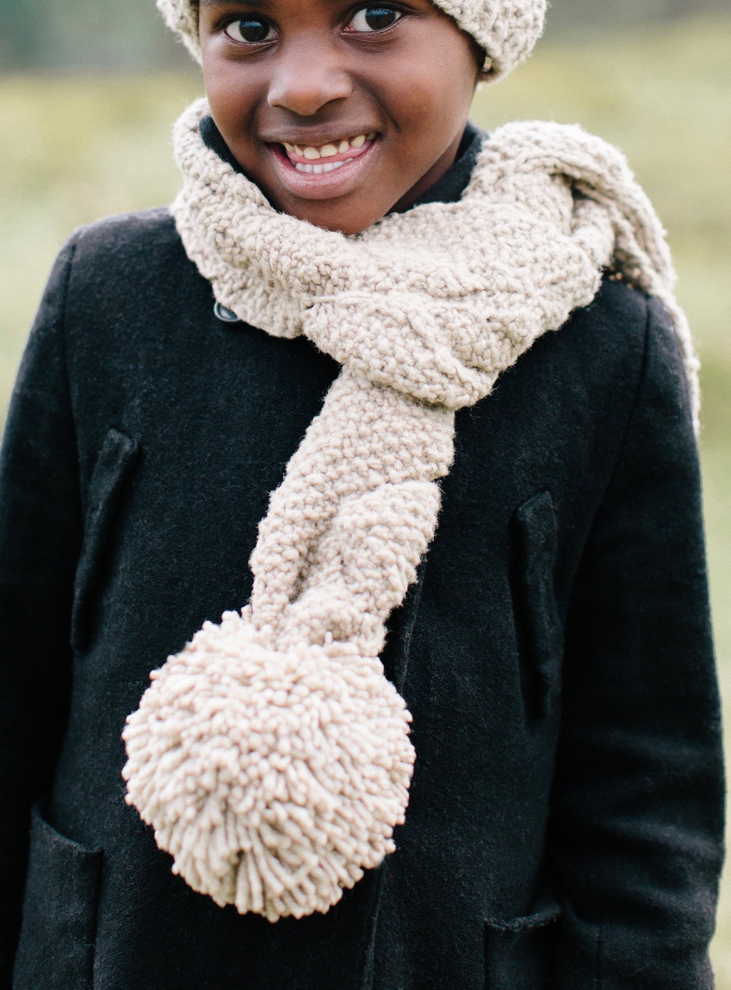 Children's Pom Scarf