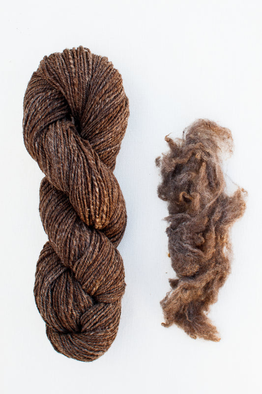 Organic Merino Wool DK, Natural Black Dark