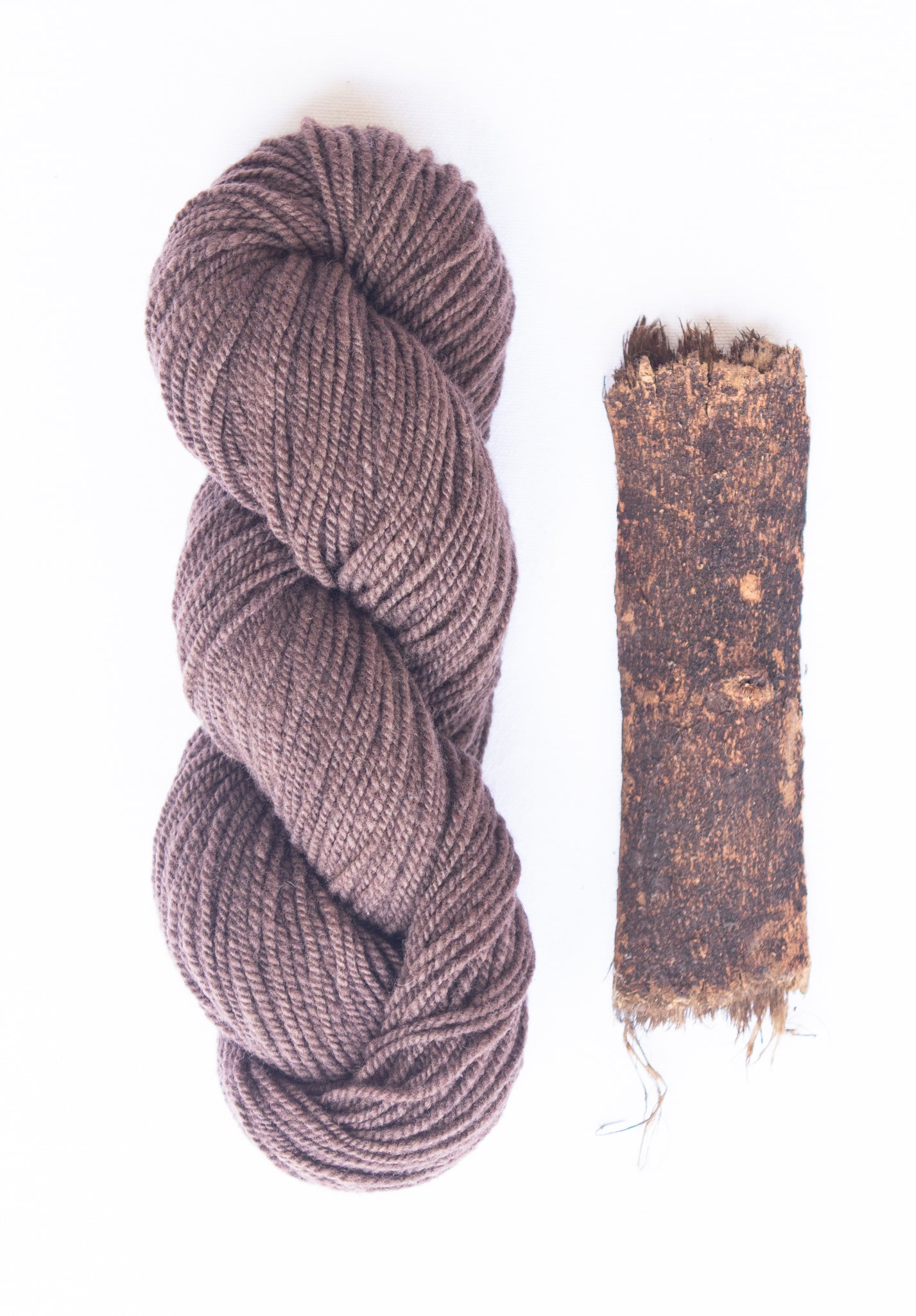 Organic Merino Wool Yarn, Eucalyptus Bark