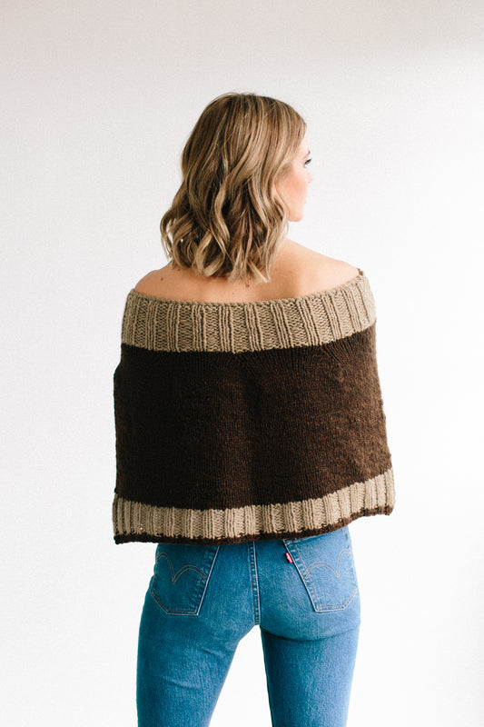 Knitting Pattern, Echo Park Capelet
