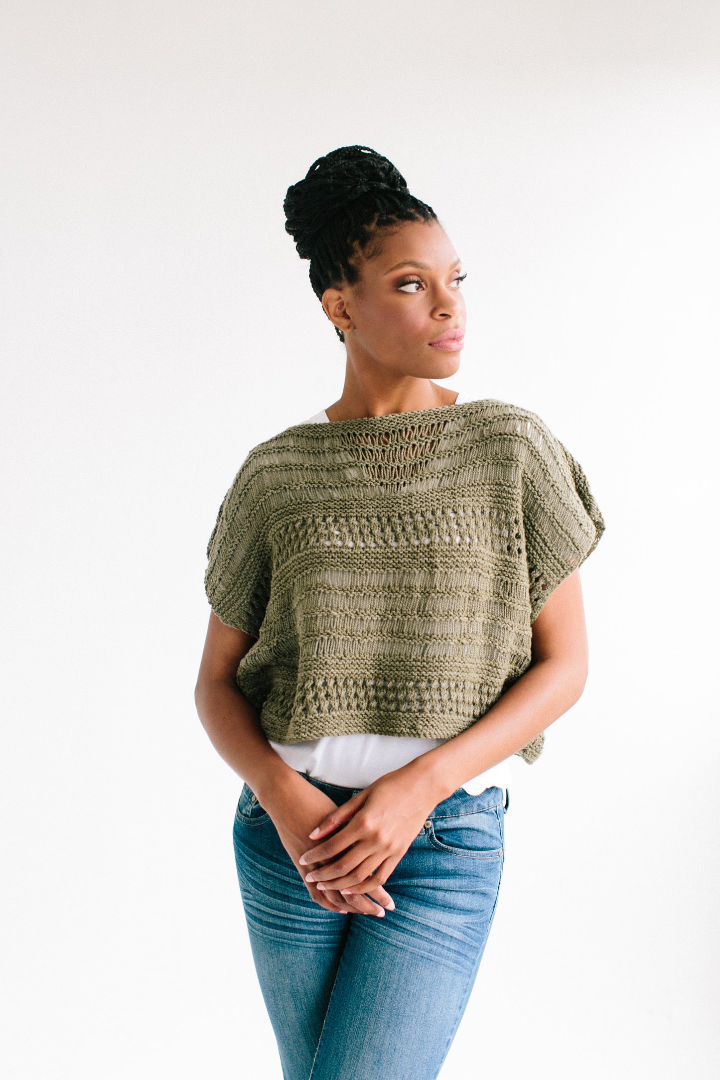 Knitting Pattern Kit, River Banks Top